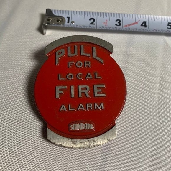 Vintage RARE Standard Electric Fire Alarm Pull Station Fire Department - Picture 1 of 2